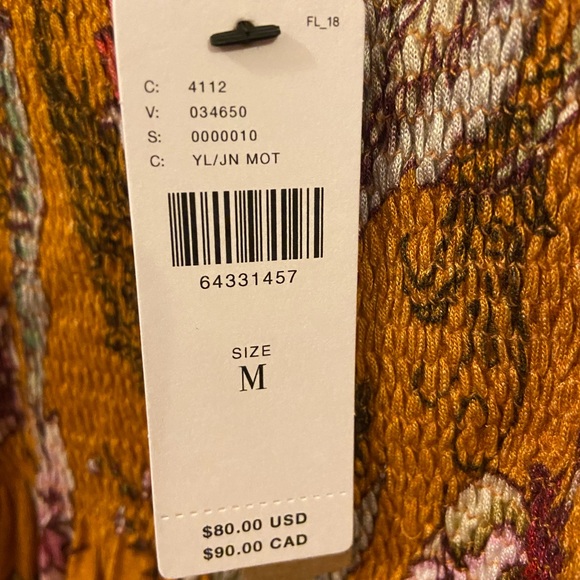 Anthropologie Smocked Sweetheart Blouse size medium - Picture 8 of 12